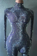 Load image into Gallery viewer, Sparkly Long Sleeve Crystal Rompers