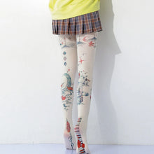 Load image into Gallery viewer, Retro Oil Painting Printed Tights