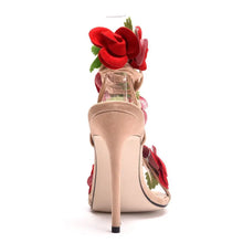 Load image into Gallery viewer, Satin Rose High Heel