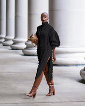 Load image into Gallery viewer, Long Sleeve Turtleneck Knitted Dress