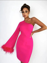 Load image into Gallery viewer, Rayon Bandage Fashion Nightclub Party Dress