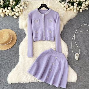 Pearls Knit Suit