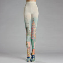 Load image into Gallery viewer, Retro Oil Painting Printed Tights