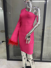 Load image into Gallery viewer, Rayon Bandage Fashion Nightclub Party Dress