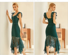 Load image into Gallery viewer, New Spaghetti Strap Lace Sleeveless Party Bandage Dress