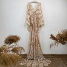 Load image into Gallery viewer, Boho Lace Maxi Dress