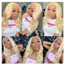 Load image into Gallery viewer, 360 Lace Frontal Wig 613 Blonde