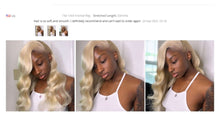 Load image into Gallery viewer, 360 Lace Frontal Wig 613 Blonde