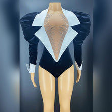 Load image into Gallery viewer, New Black Big Sleeves Bodysuit