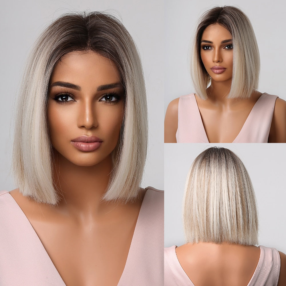 Short Straight Bob Wigs