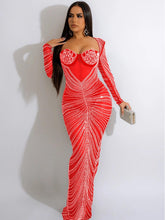 Load image into Gallery viewer, Gorgeous Open Back Sequin Maxi Dress