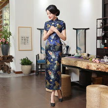 Load image into Gallery viewer, Green Rayon Cheongsam Chinese Classic