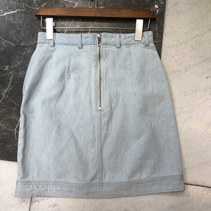 Autumn Retro Denim Skirt