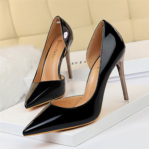 Stripper Scarpins Glossy Pumps