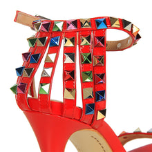 Load image into Gallery viewer, High Heels Rivets Studded Sandals