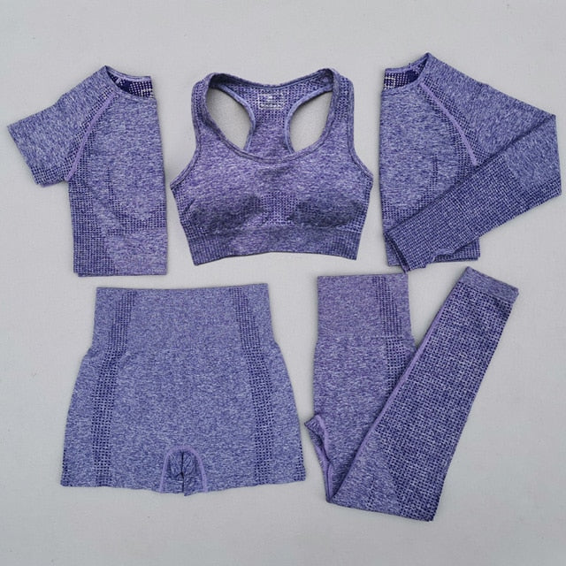 5PCS  Vital Seamless Yoga Set