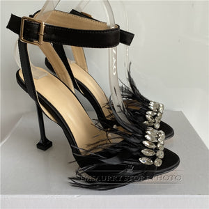 Luxury Satin High Heel Sandals