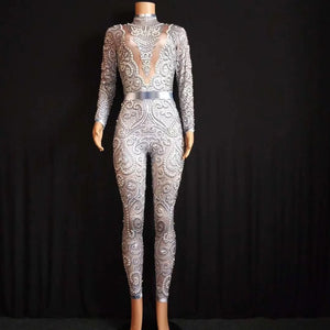 Elegant Pearls  Jumpsuit