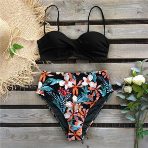 Thong Push Up Bikini Set