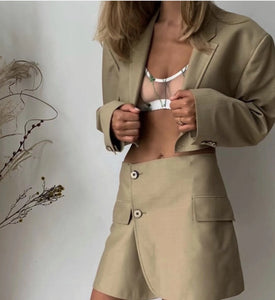 Long Sleeve Suits 2 Pieces Set