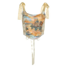 Load image into Gallery viewer, Printed Lace Up Camisole
