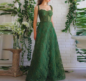 Emerald Green Lace