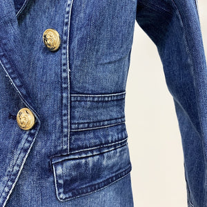 Denim Blazer Outer Coat