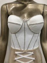 Load image into Gallery viewer, Strapless Backless Crystal Sparkly