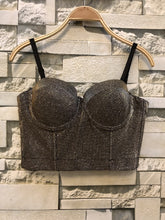 Load image into Gallery viewer, Sexy Bustier Cropped sling Top Vest Bra bling