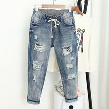 Load image into Gallery viewer, Summer Ripped Boyfriend Jeans