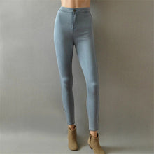 Load image into Gallery viewer, High Waist Jeans  Casual Stretch  Pencil Jeans