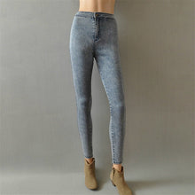 Load image into Gallery viewer, High Waist Jeans  Casual Stretch  Pencil Jeans