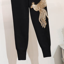 Load image into Gallery viewer, Winter Handmade Beading Sequined Pattern  Long Sleeve Knitted